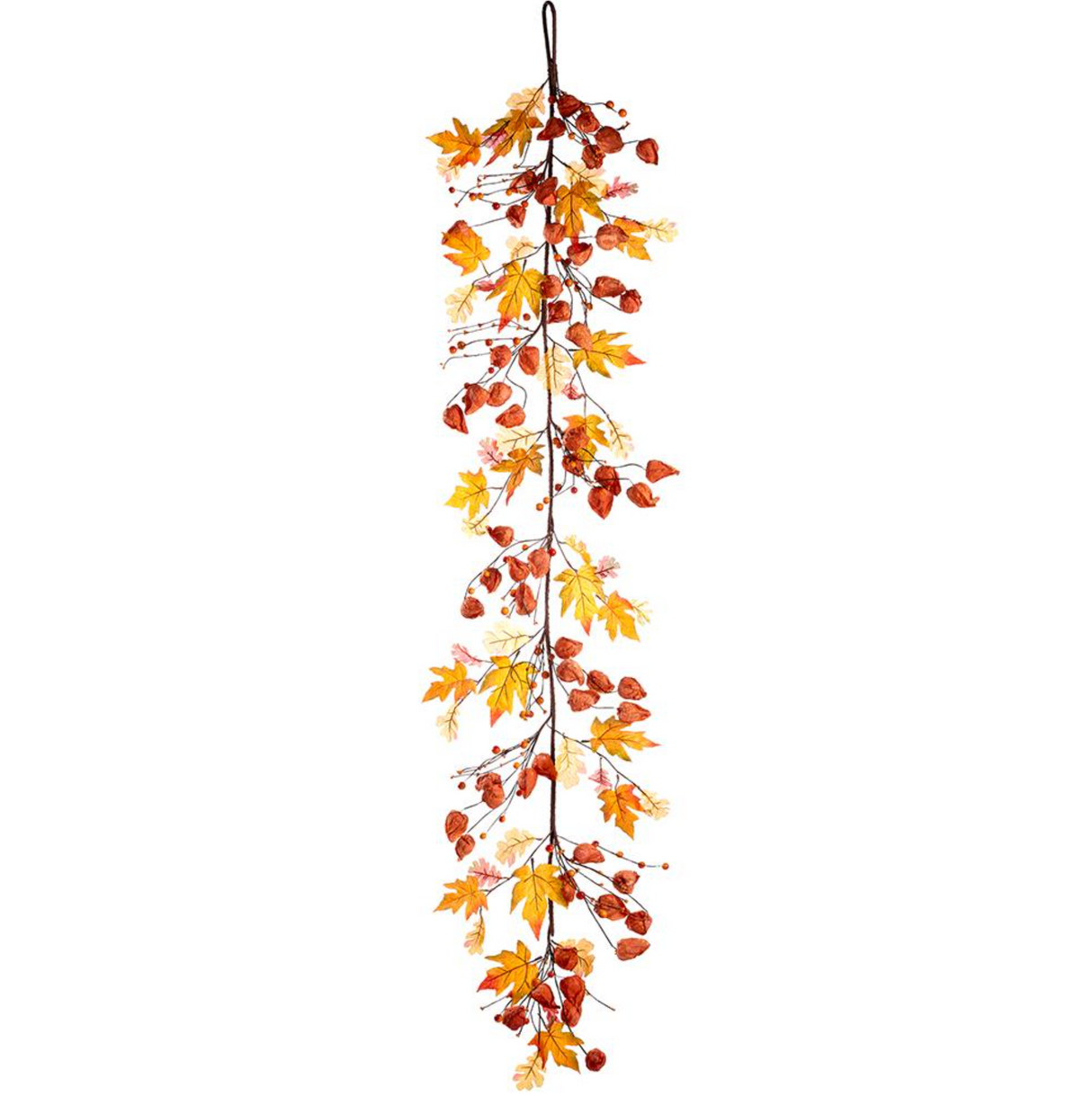 72" CHINESE LANTERN + MAPLE Garland