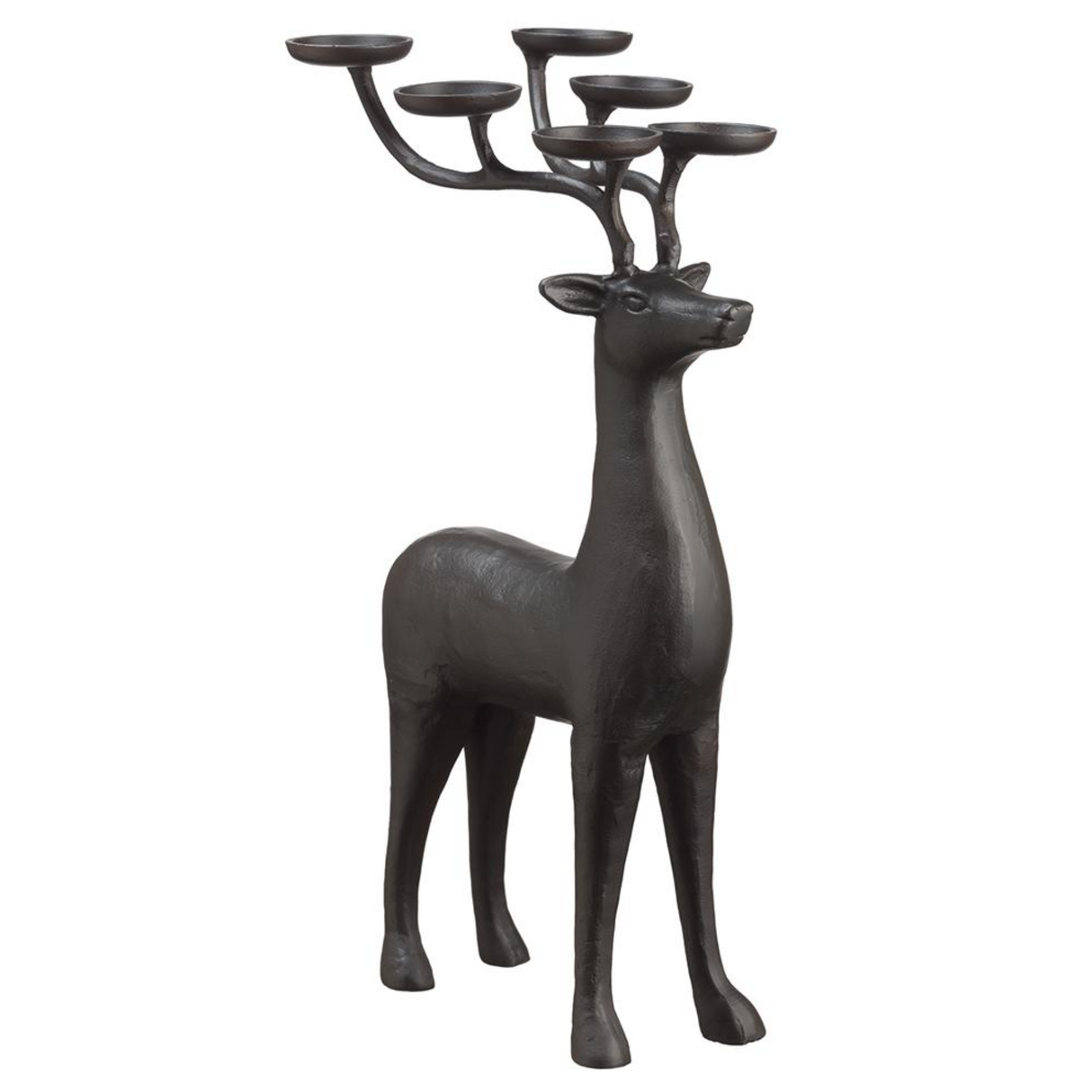 29"REINDEER CANDLEHOLDER - Bronze