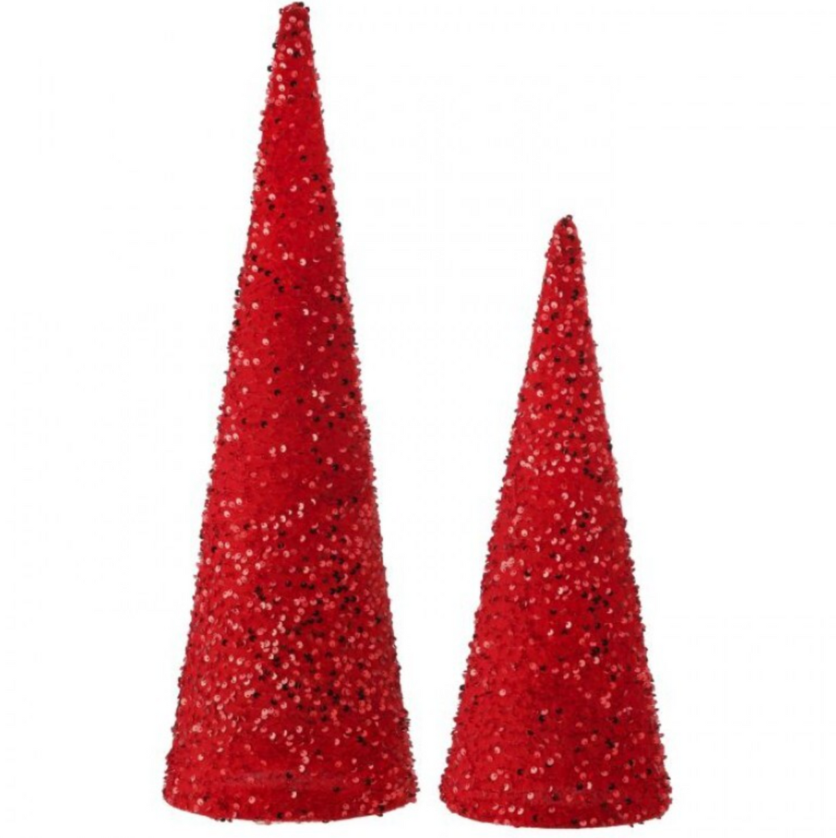 18-24" SEQUIN CONE TREE - RED