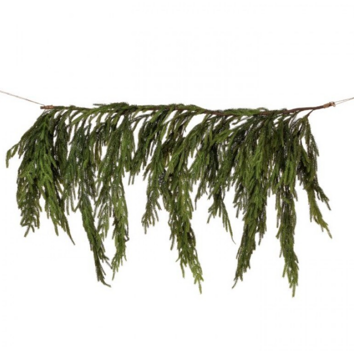 47X29"REAL TOUCH NORFOLK PINE DRIPPNG GARLAND - GREEN