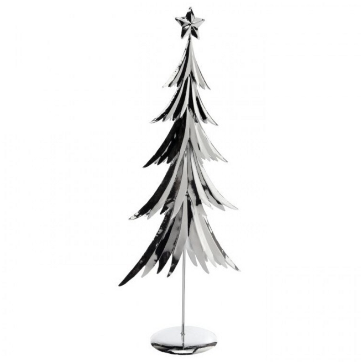 28.5" PLATED METAL TREE - SILVER