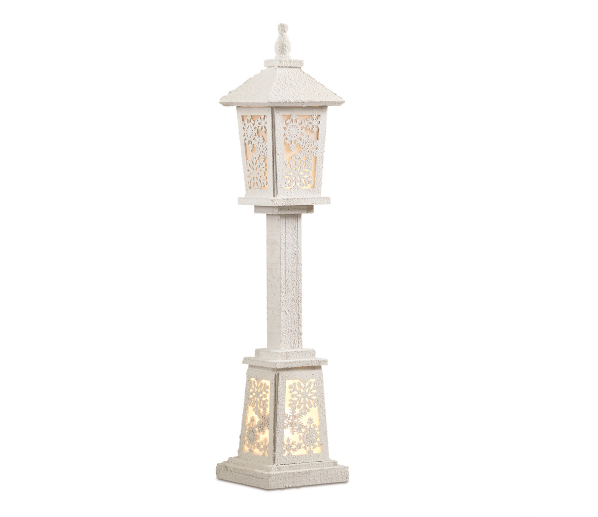 Wood LED Lamp Post - 32"H