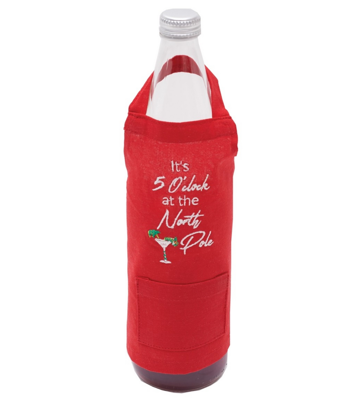 5 At North Pole Wine Apron