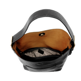 Black Hobo with Black Handle Handbag