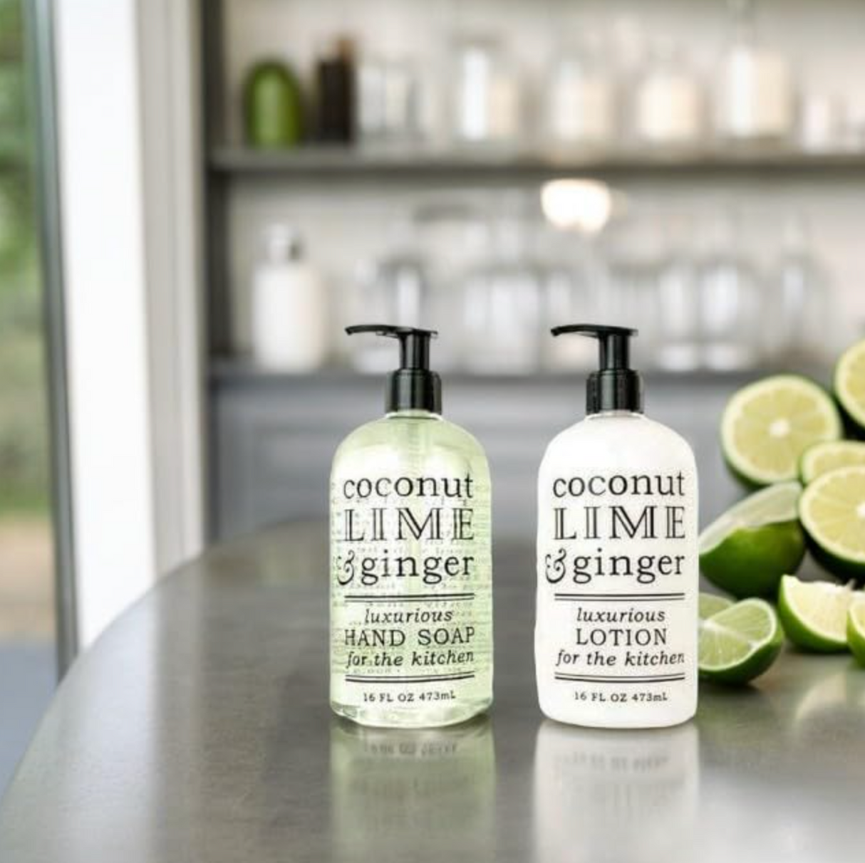 Kitchen Coconut, Lime & Ginger Hand Soap - 16 oz.