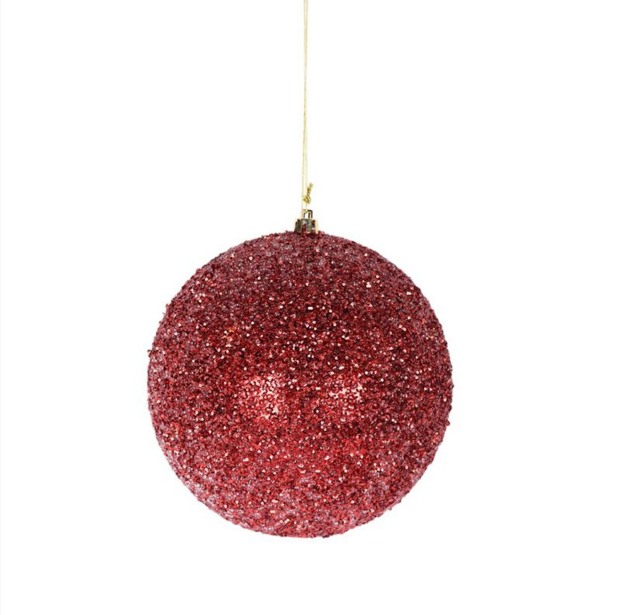 Beaded Ball Ornament  6"