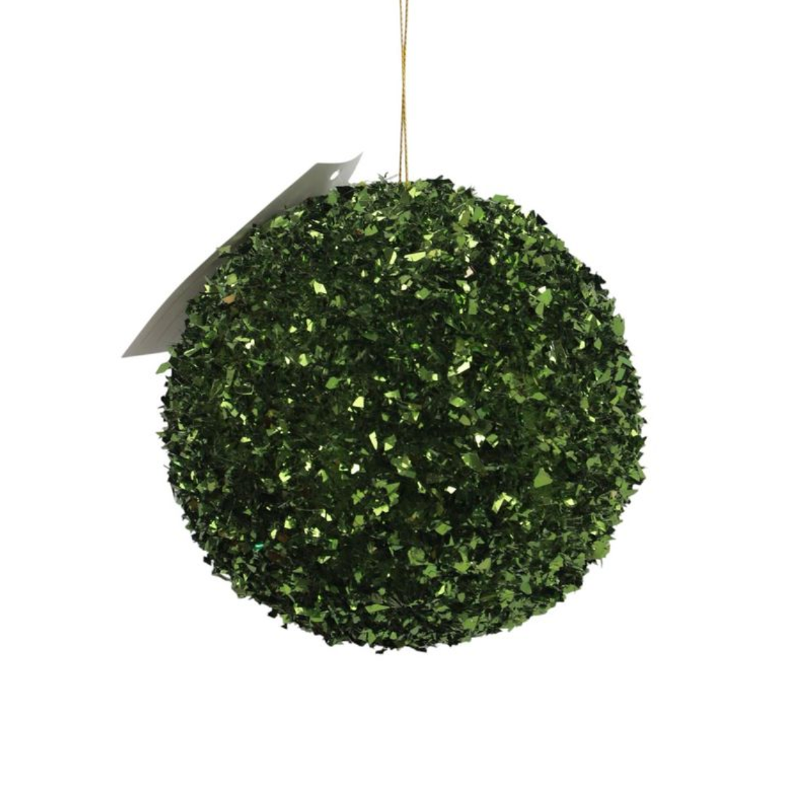 Sequin Glittered Ball Ornament  5"