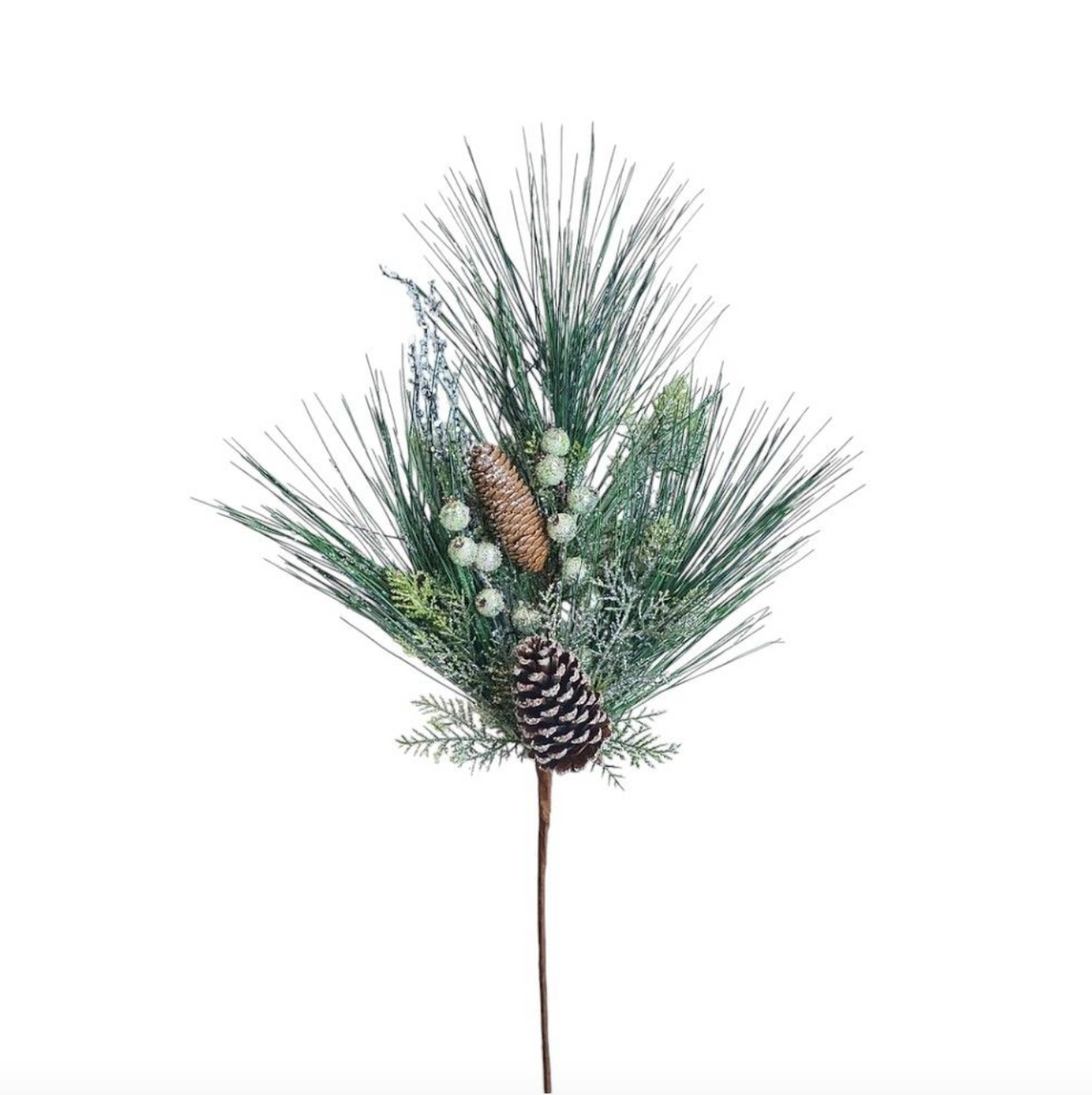 Berry + Cones Mixed Pine Spray 24"