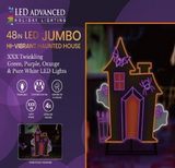 Jumbo Hi Vibrant 48in X 39in Haunted House