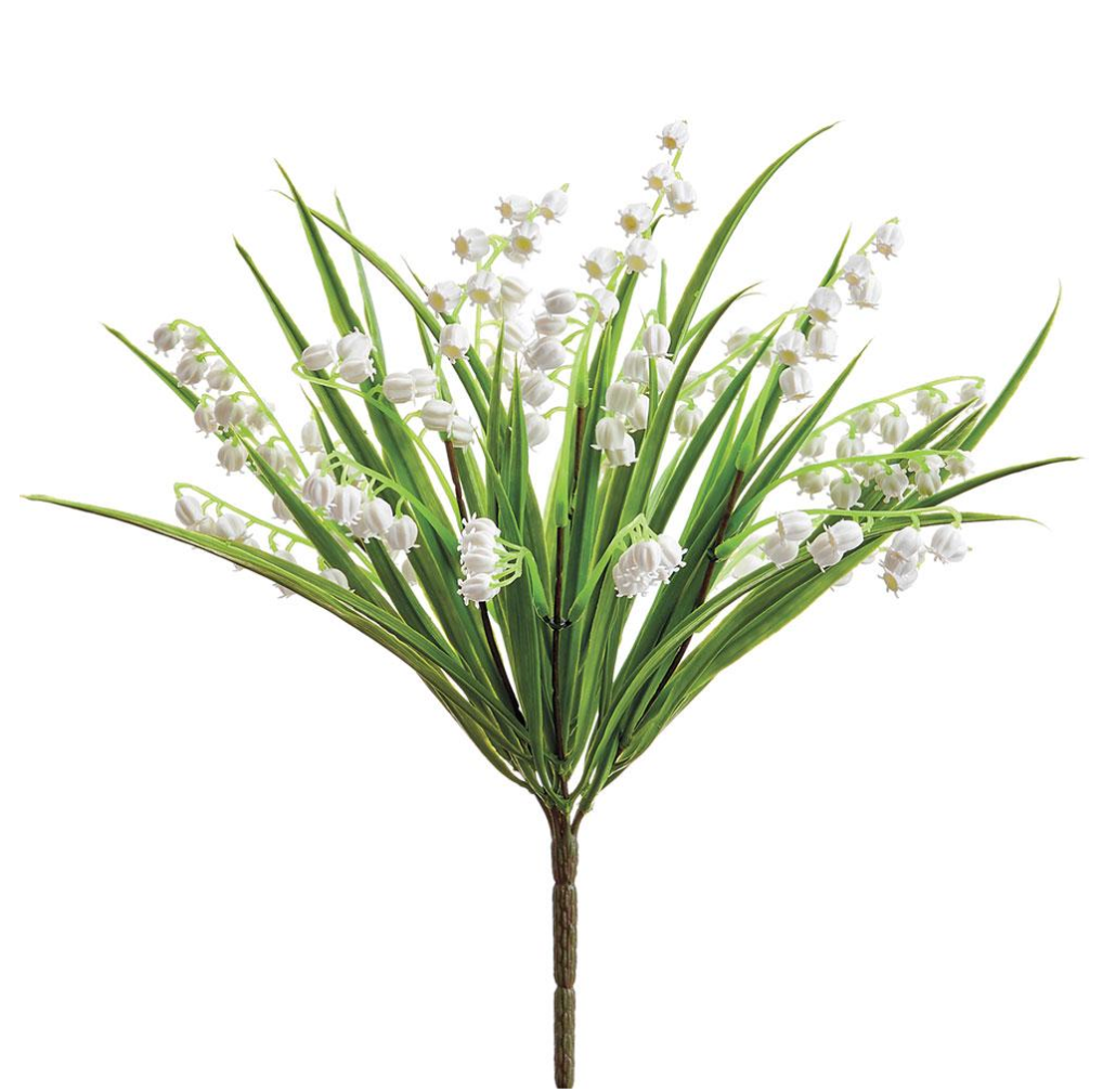 12"Lily Of The Valley Bush - White