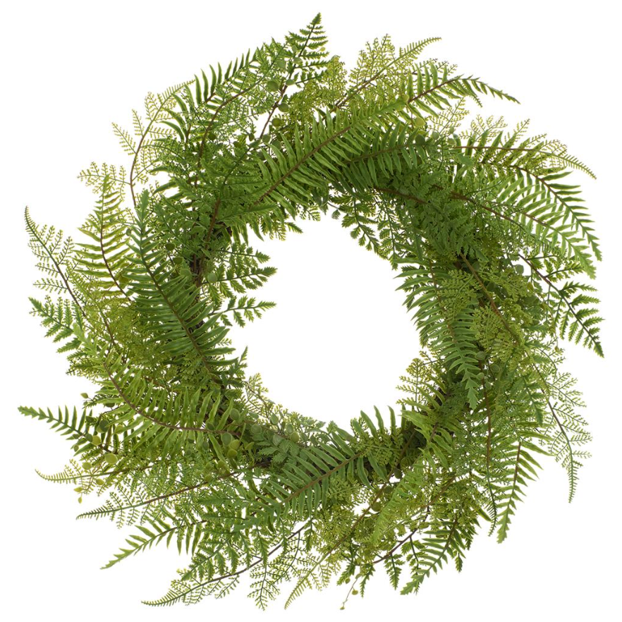 26"Mixed Fern Wreath