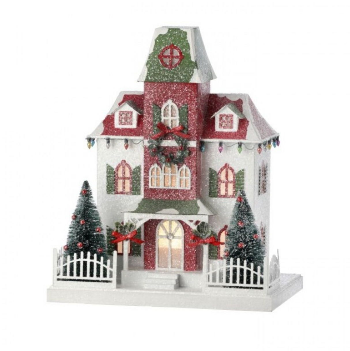 12" LED Christmas Tudor House