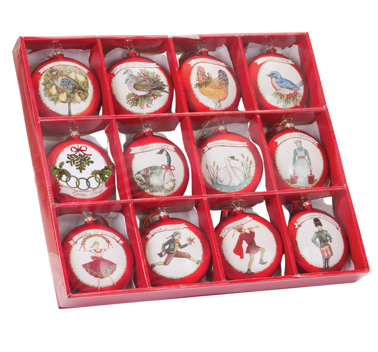 12 Days Of Christmas Ornament Boxed Set