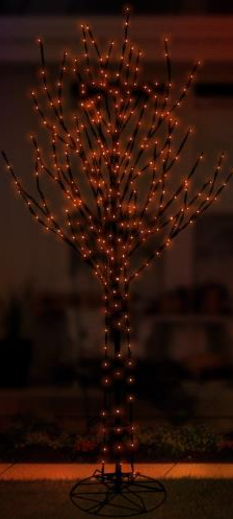 8ft Bare Branch Tree - 436 5mm Color Change - Orange To Purple