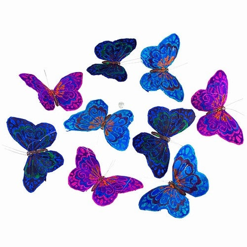 Dark Royals Butterfly Garland Glitter