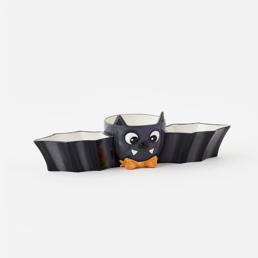 Ceramic Bat Divided Dish