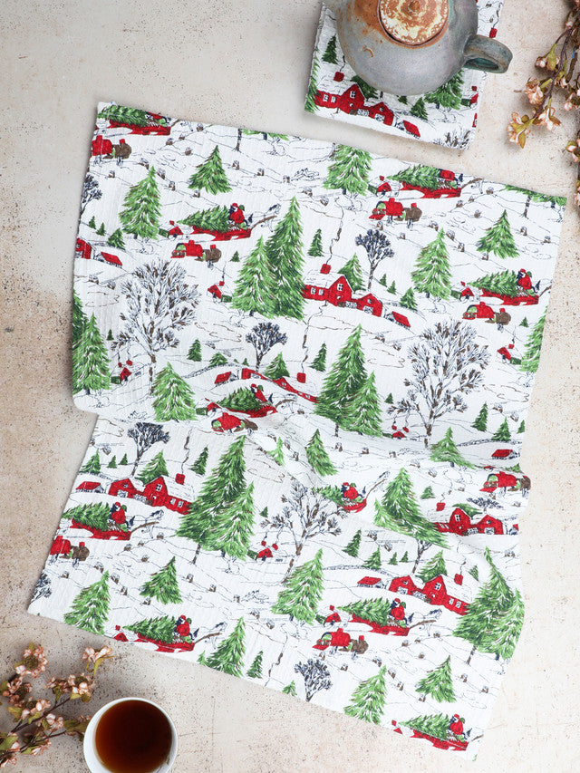 Yuletide Tea Towel