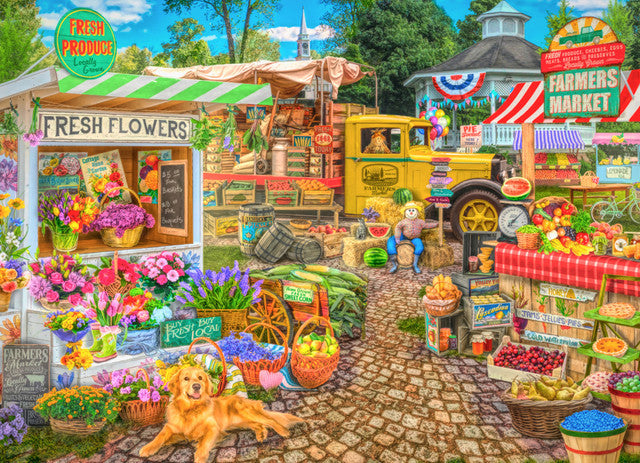 The Farmers Market Jigsaw Puzzle - 550 pc