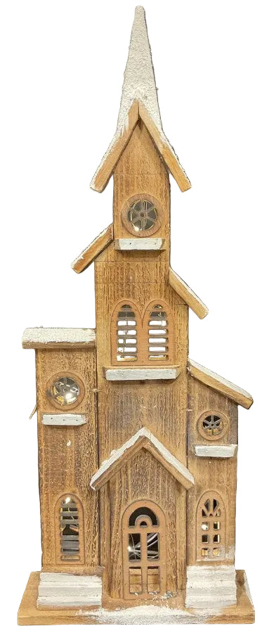 LED BROWN HOUSE- 23"