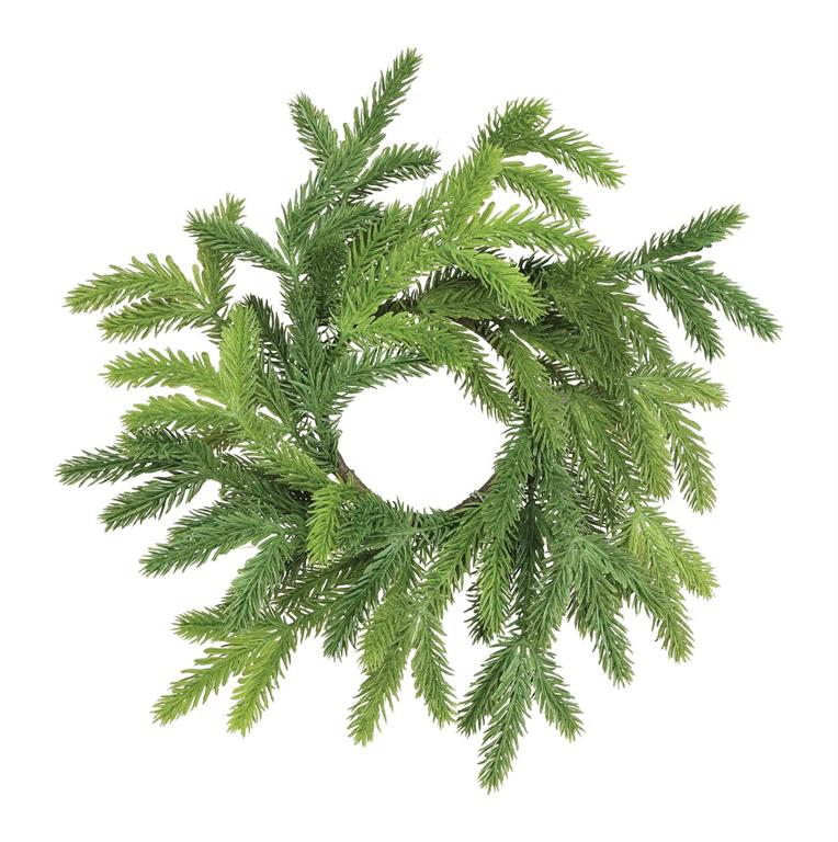 Real Touch Pine Candle Ring 12" UV Proof