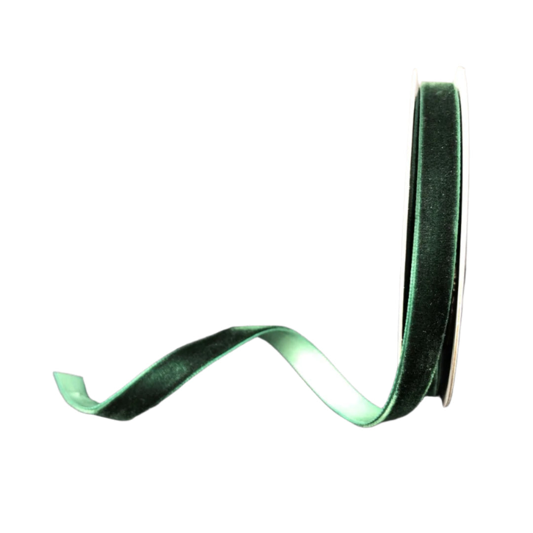 Hunter Woven Vintage Velvet Ribbon -  3 + 8" x 10y