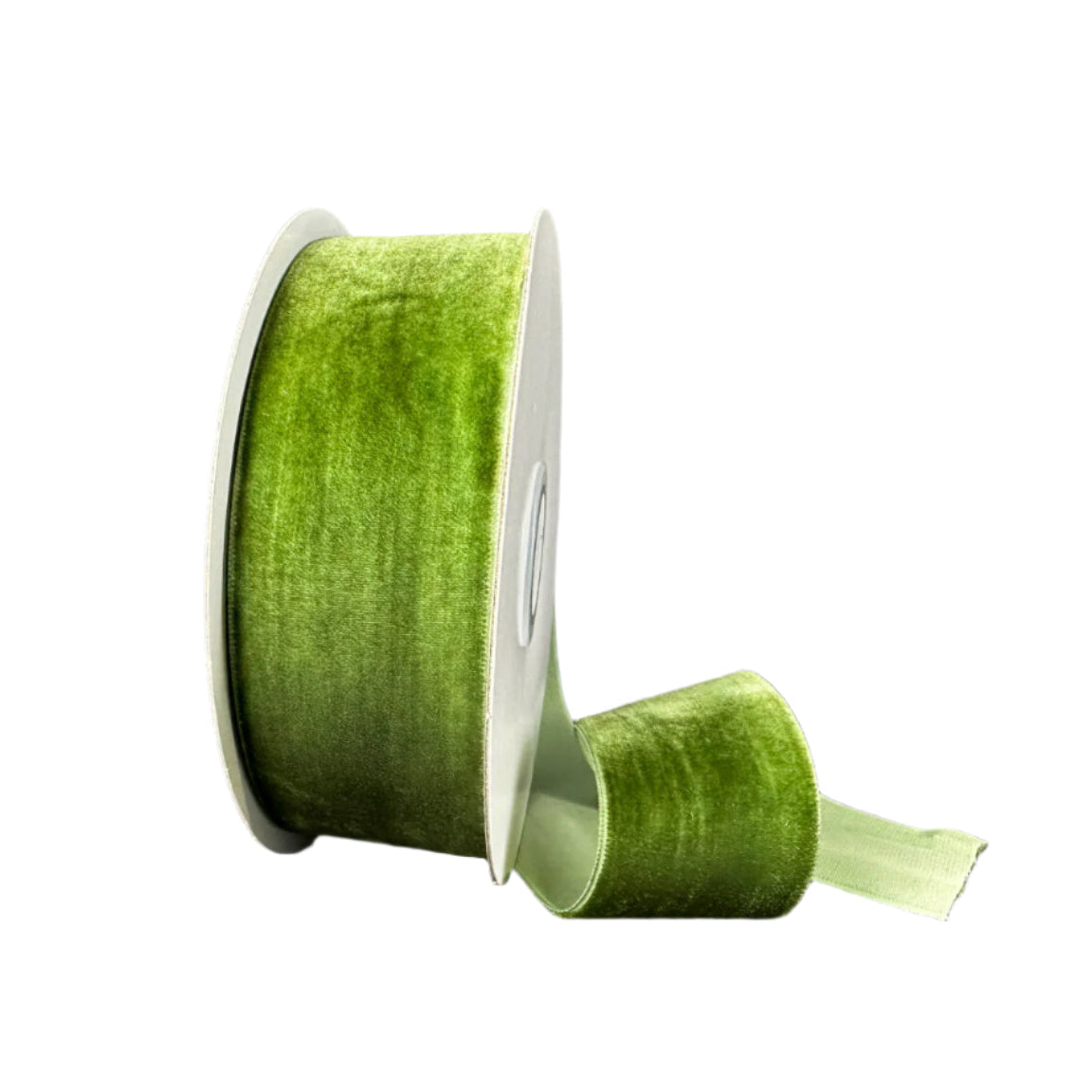 Eucalyptus Woven Vintage Velvet Ribbon -  1.5" x 5y