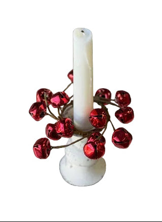 1.5" Jingle Bell Lane Candle Ring