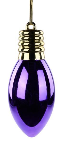 21.5"L X 7.75"Dia Lightbulb Ornament