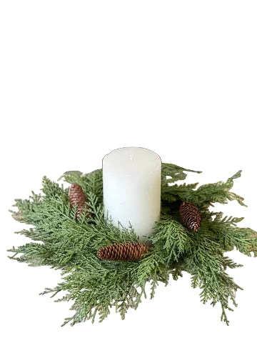 6" Celtic Cedar Candle Ring