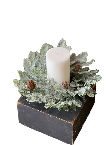 4" Icy Wild Wilderness Candle Ring