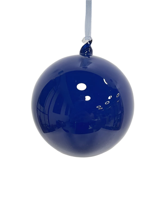 120mm Shiny Blue Ball Ornament