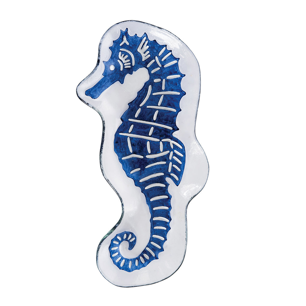 Seahorse Slumped Glass