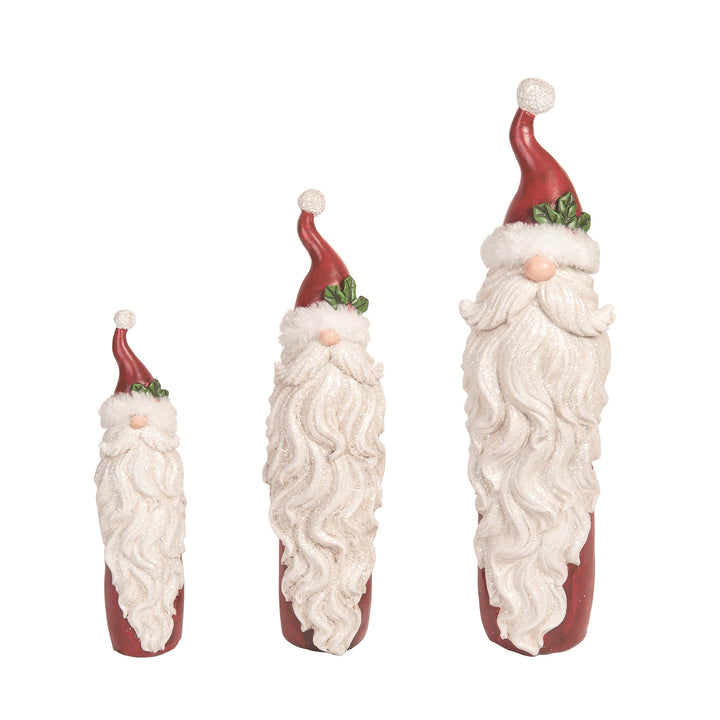 Resin Bearded Santas