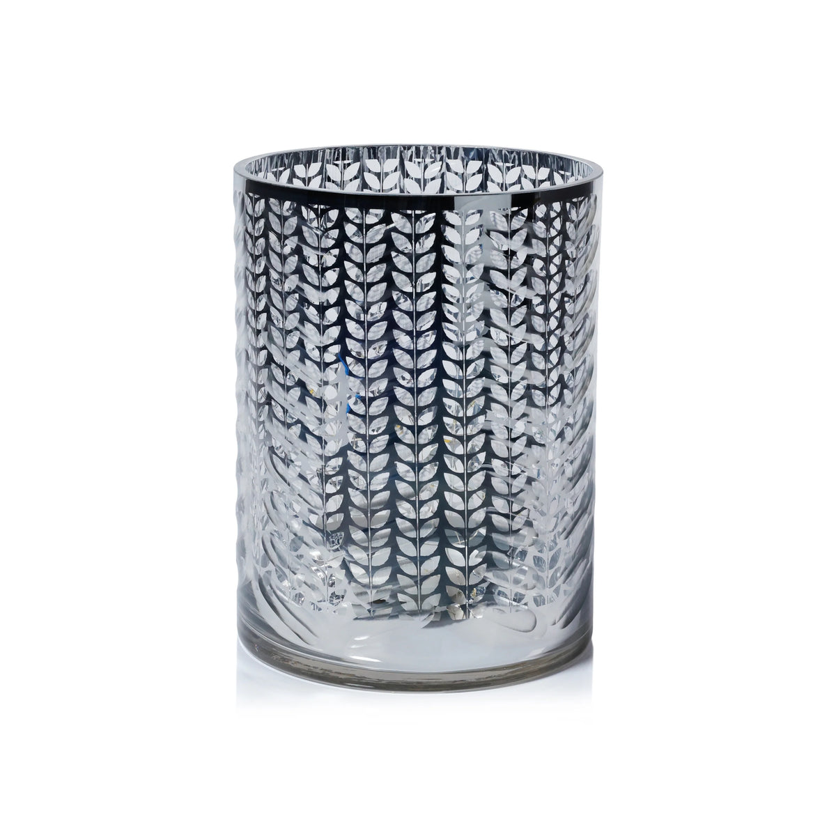 Laser Etched Metallic Hurricane-Silver, 9.5"