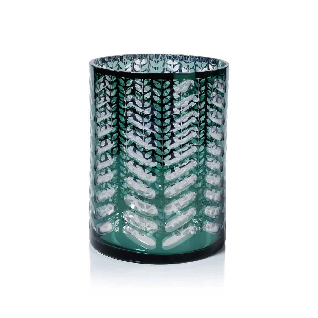 Laser Etched Metallic Hurricane Green, 9.5"