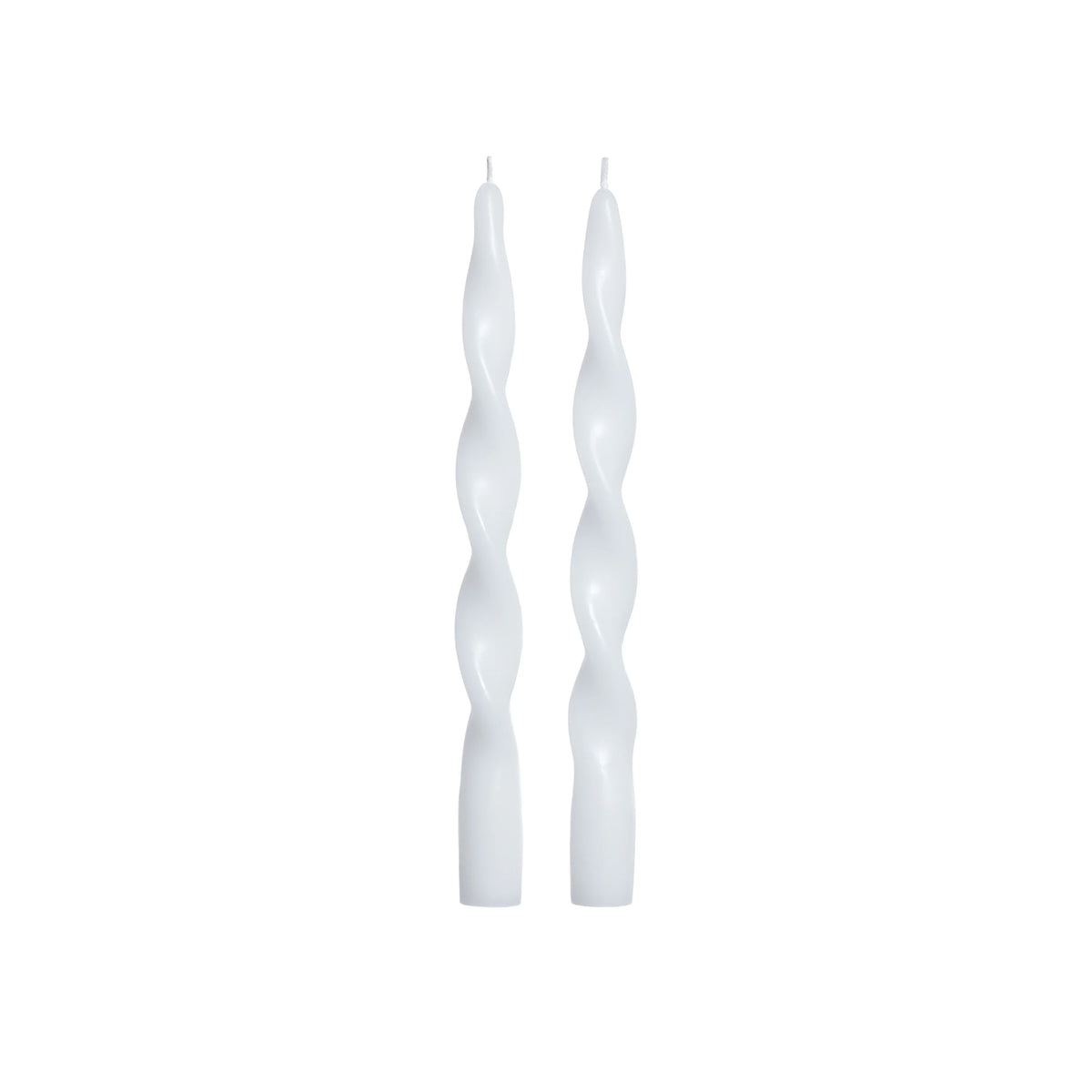 Lumière Twist Formal Candle 10" - WHITE