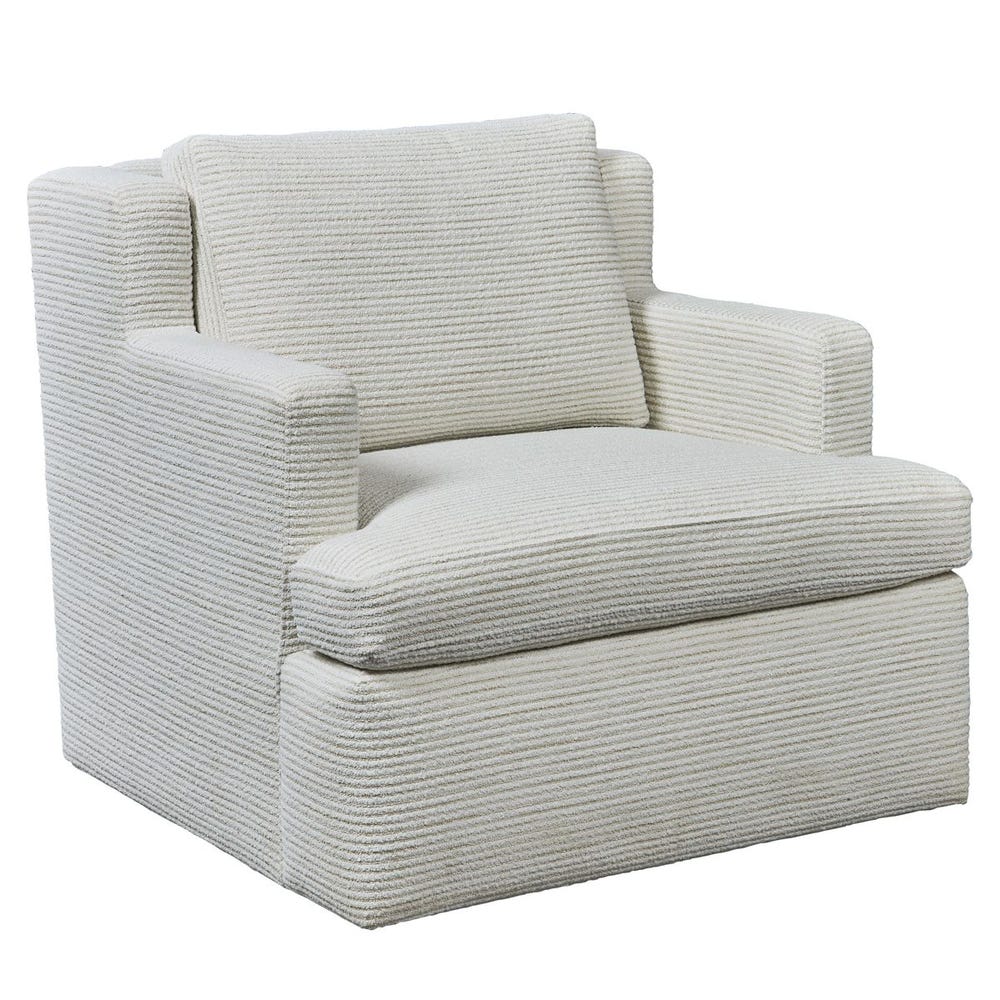 Unwind Swivel Chair - Snow Garden White