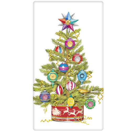 Christmas Tree Tin Bagged Towel