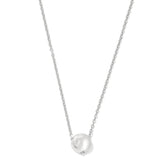 Cascade Round Petite Necklace - Silver-Gold