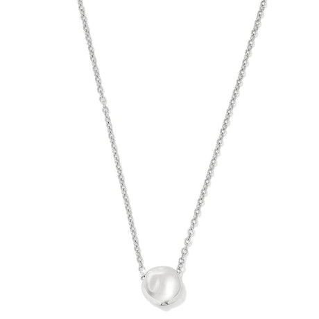 Cascade Round Petite Necklace - Silver-Gold