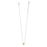 Cascade Round Petite Necklace - Silver-Gold