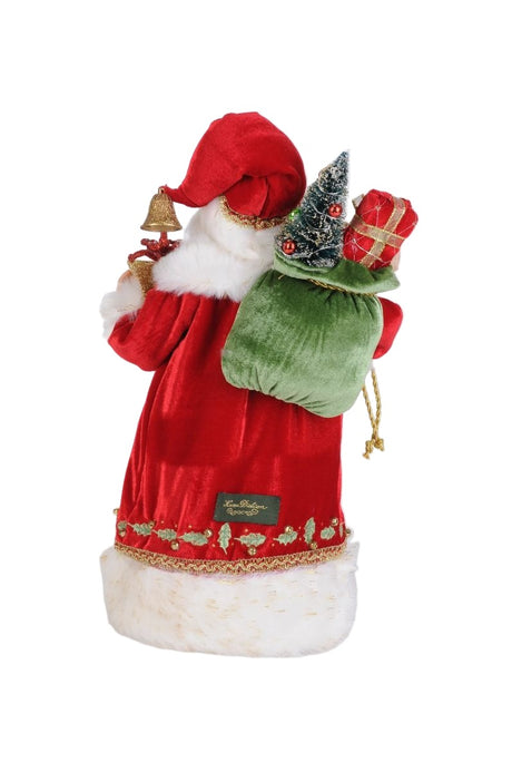 Lighted Traditional Tartan Santa