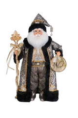 Silver and Gold Noel Santa