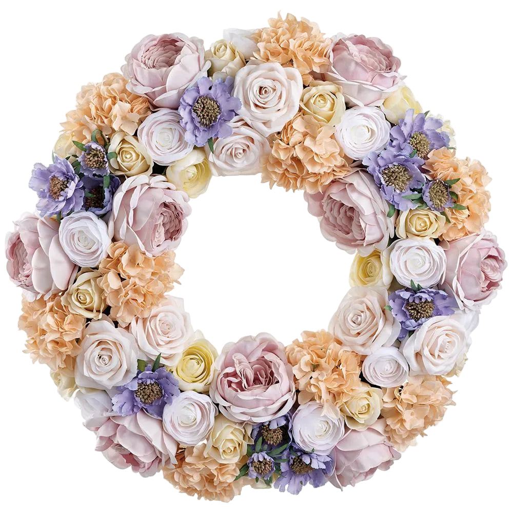 23" Rose/Hydrangea Wreath
