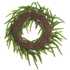 12" Green + Brown Wreath with Cones