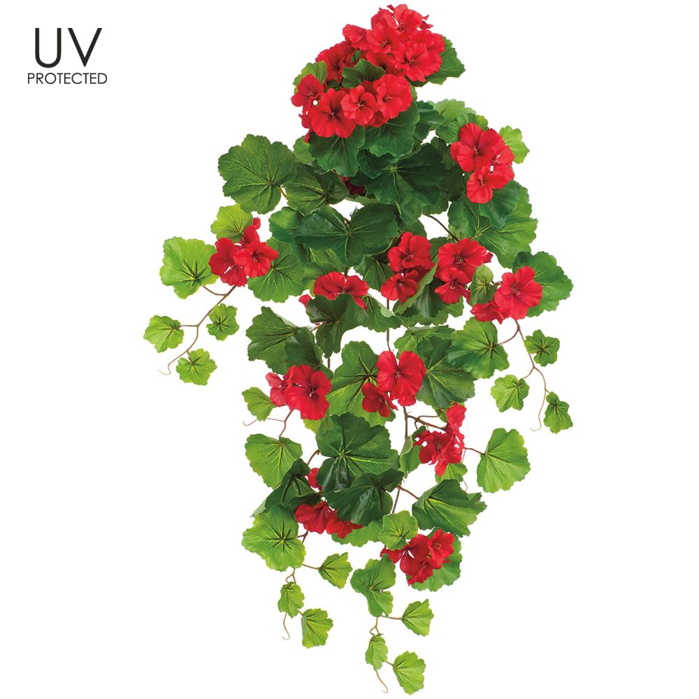 32" UV Safe Geranium Hanging Bush