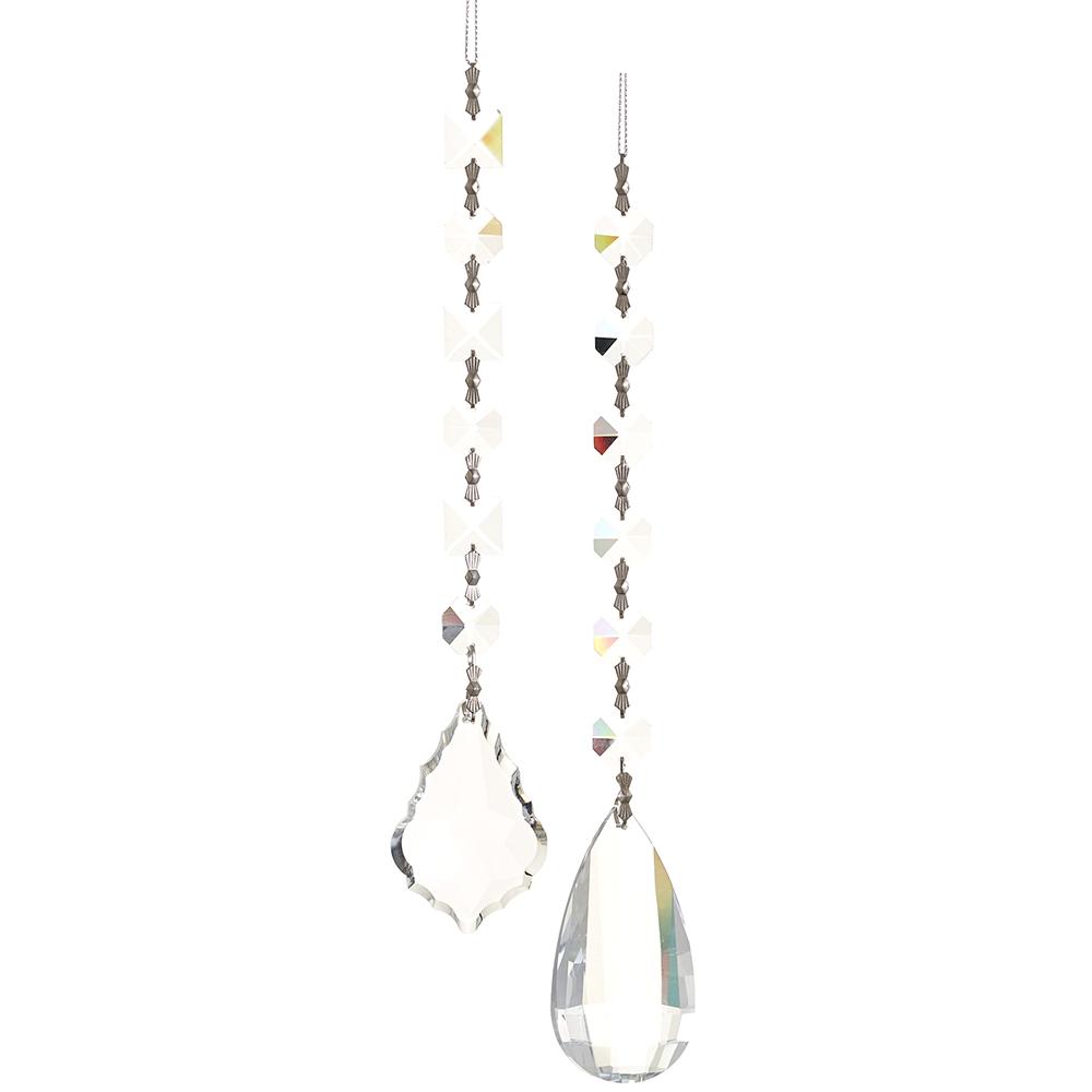 10-10.5" Cream Drop Ornament