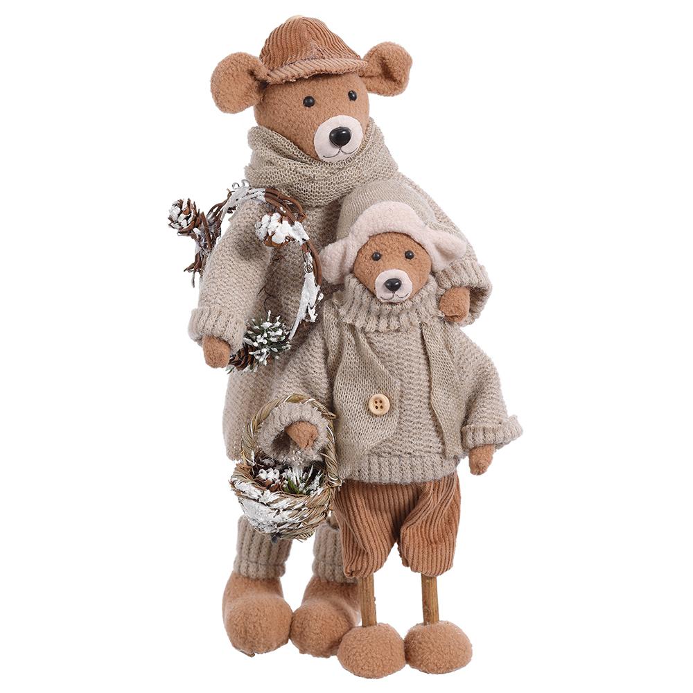 12"Bear Family - Brown Cream