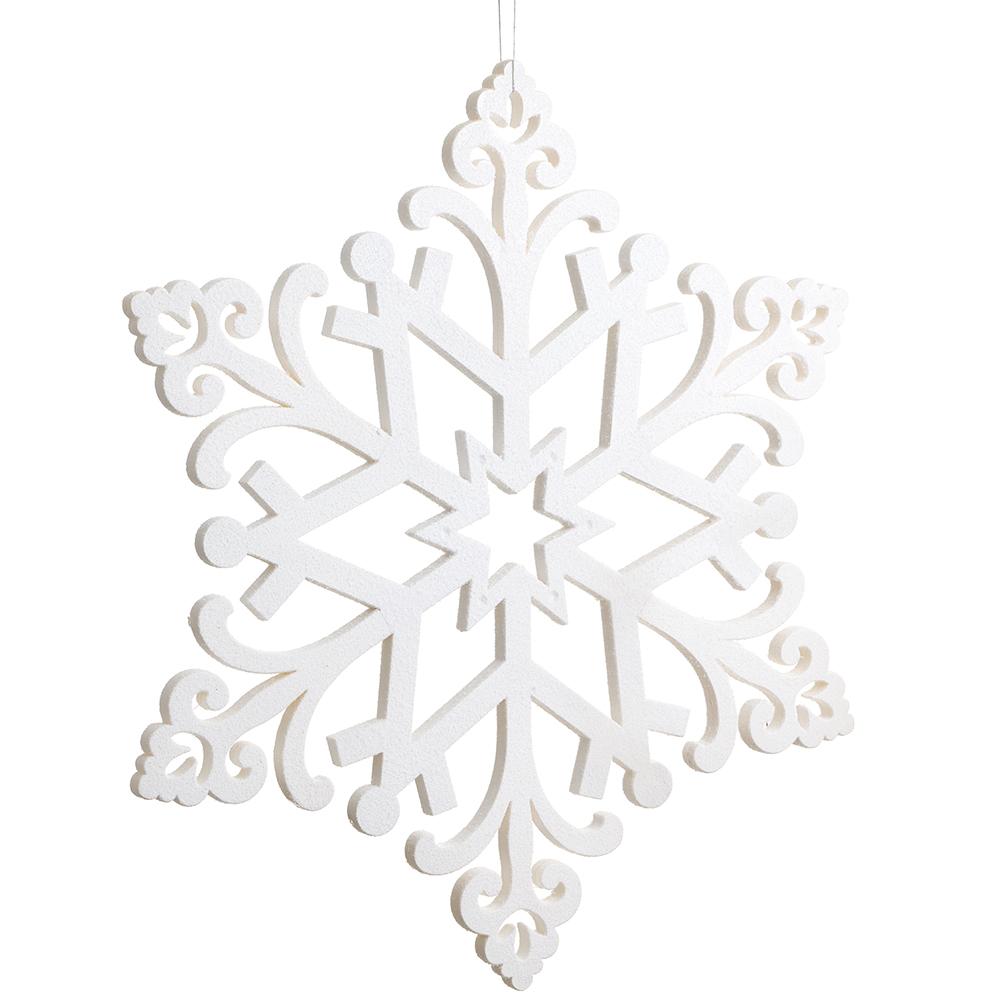 31.5"  Snowed Snowflake Ornament