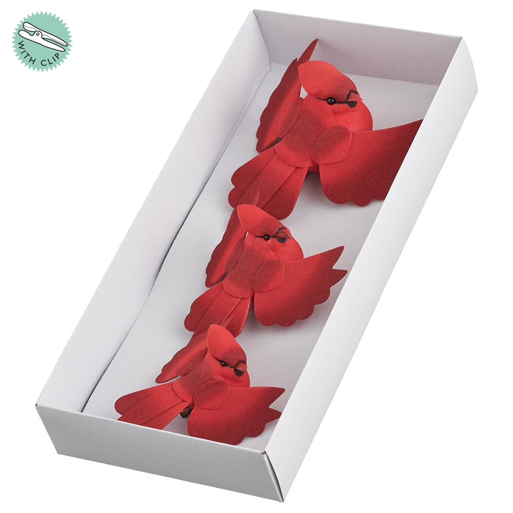 2.5-3.5"Cardinal W/Clip - Red